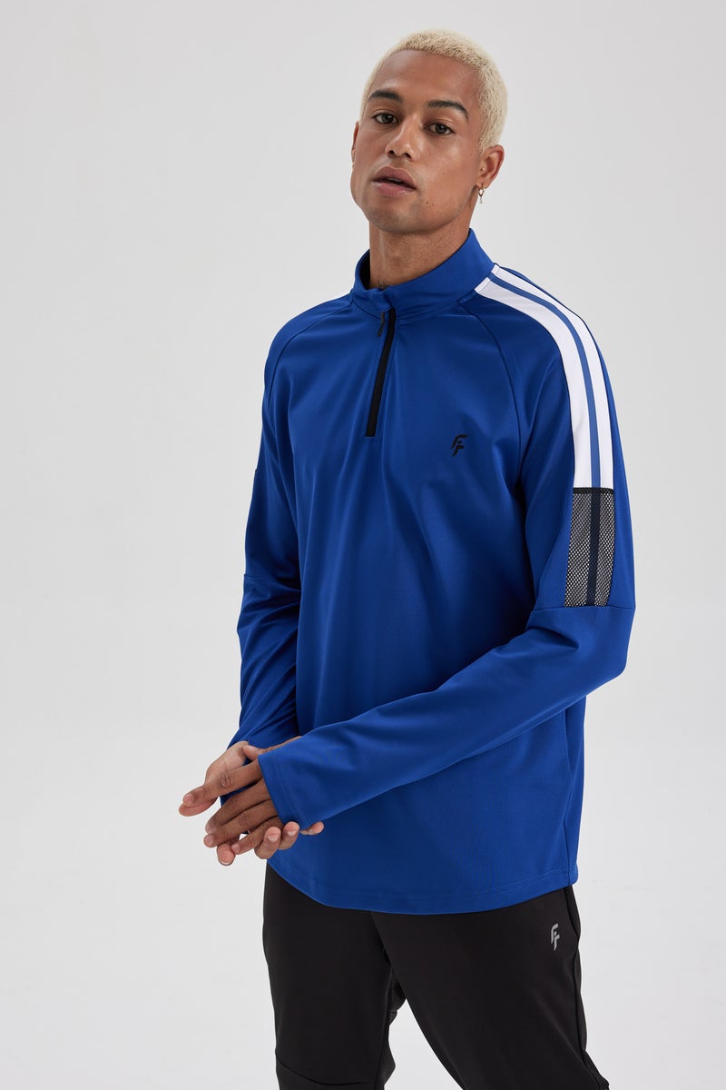 DeFacto Man DeFactoFit Slim Fit Zippered Scuba Fabric Sports Sweatshirt - Image 3