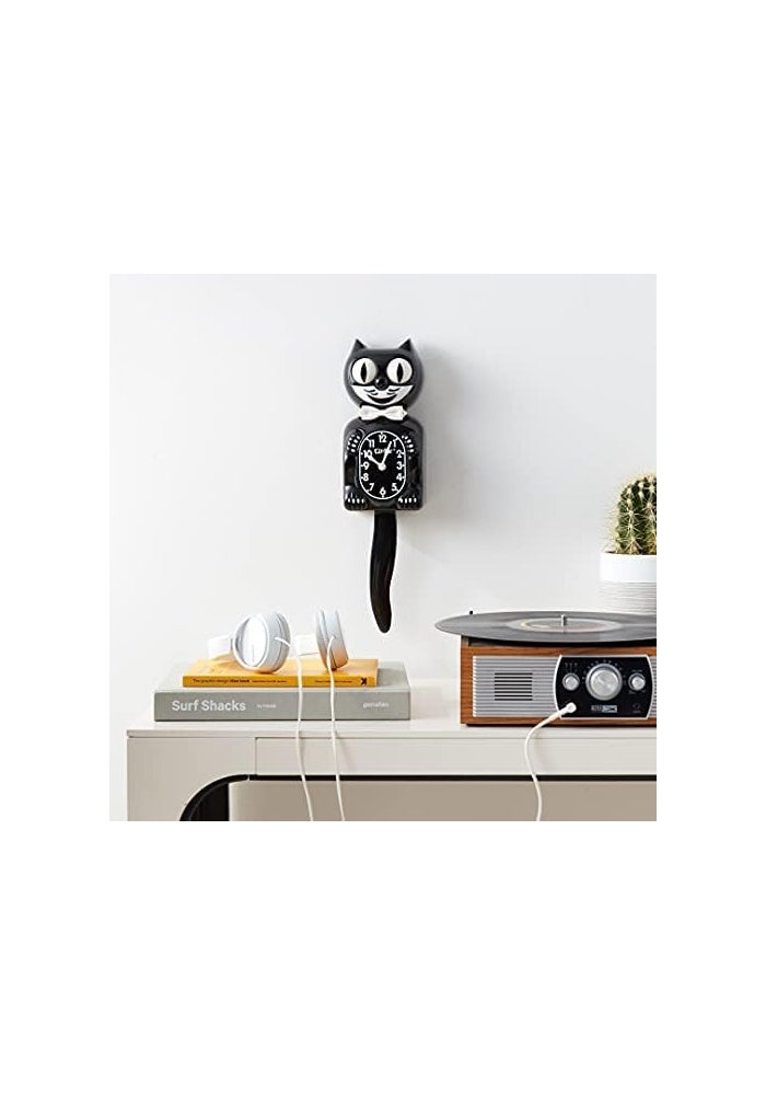 Kit Cat Klock Gentlemen The Original Classic Black Wall Clock - Image 4