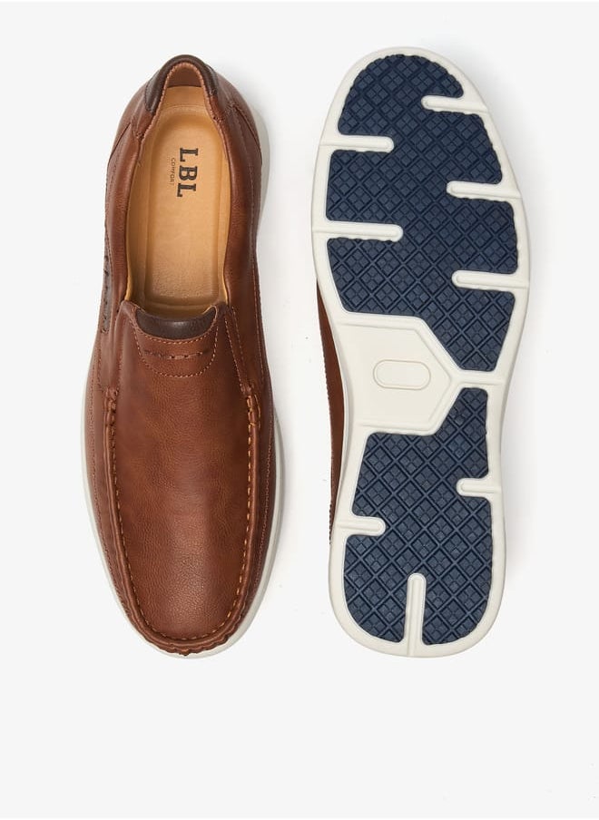 LBL by Shoexpress - Stitch Detail Slip-On Loafers - Image 1