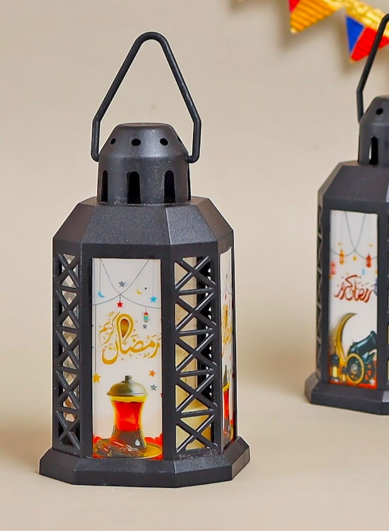 Toy Box Decorative LED Light Ramadan Lanterns Multicolour 4pcs Light - Image 3