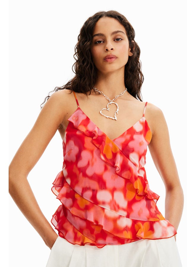 DESIGUAL بلوزة مزينة بالزهور - Image 4