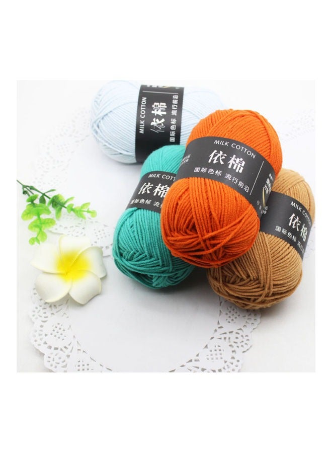 Milk Yarn Cotton Crochet Knitting Wool Yarn Chunky Hand-Woven Soft DIY Craft Yarn for Starter - Image 2