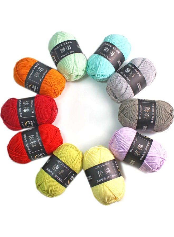 Milk Yarn Cotton Crochet Knitting Wool Yarn Chunky Hand-Woven Soft DIY Craft Yarn for Starter - Image 4