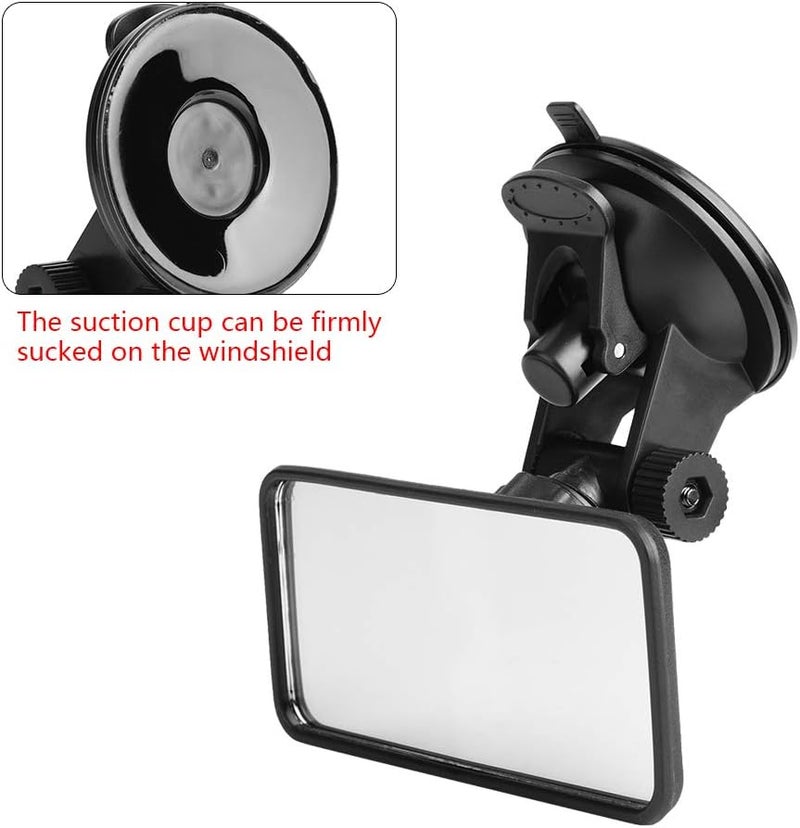 KIMISS Backseat Mirror Adjustable Car Interior Baby Rear View Mirror Kids Monitor Glass for Safety Seat with Suction Baby Mirror for Car - Image 2