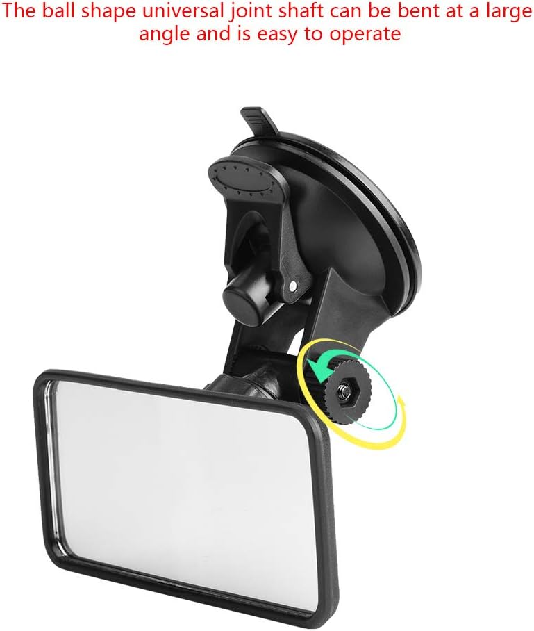 KIMISS Backseat Mirror Adjustable Car Interior Baby Rear View Mirror Kids Monitor Glass for Safety Seat with Suction Baby Mirror for Car - Image 5