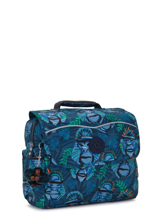 kipling Small School Bag with Adjustable Straps Unisex Blue Monkey Fun Codie S