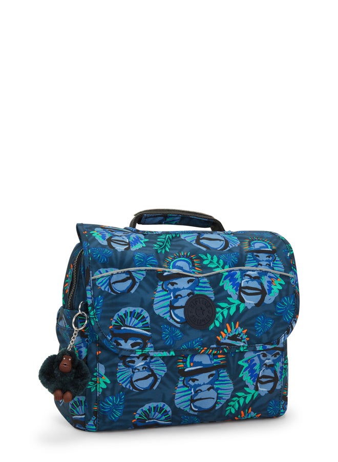 kipling Small School Bag with Adjustable Straps Unisex Blue Monkey Fun Codie S - Image 4