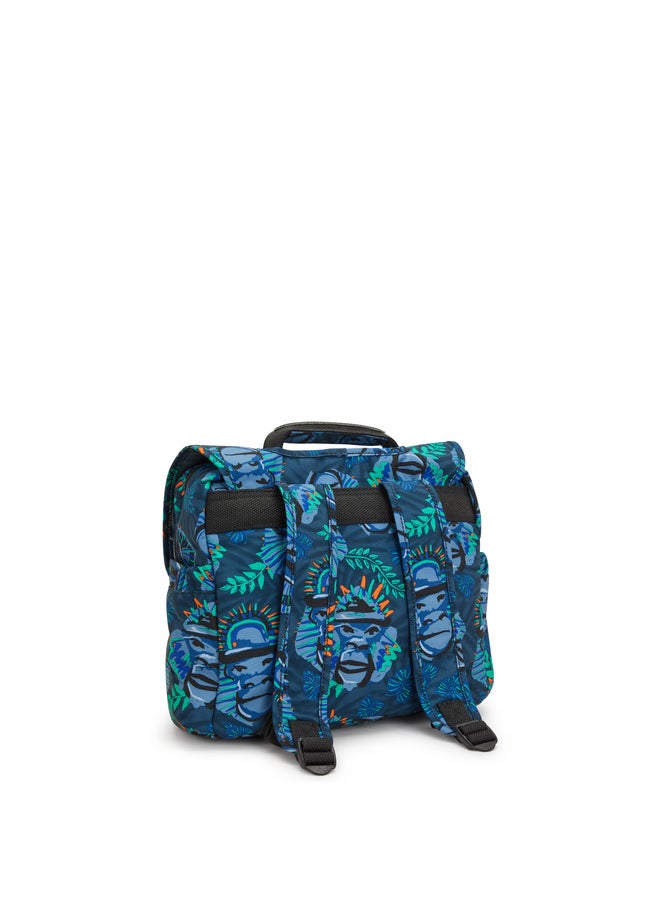kipling Codie S Blue Monkey Fun Small Backpack  - Image 2