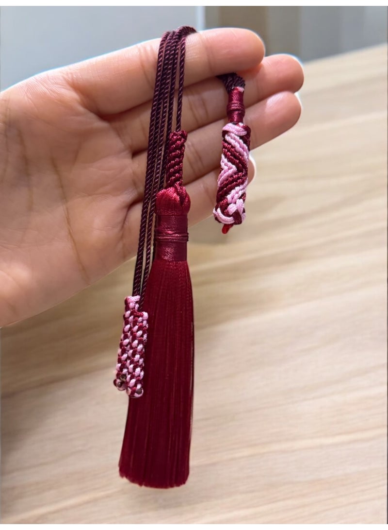 جاست ناتشورالز كركوشة سبحة رجالية مصنوعة يدوياً بتصميم أنيق من أجود خيوط النايلون - Image 3