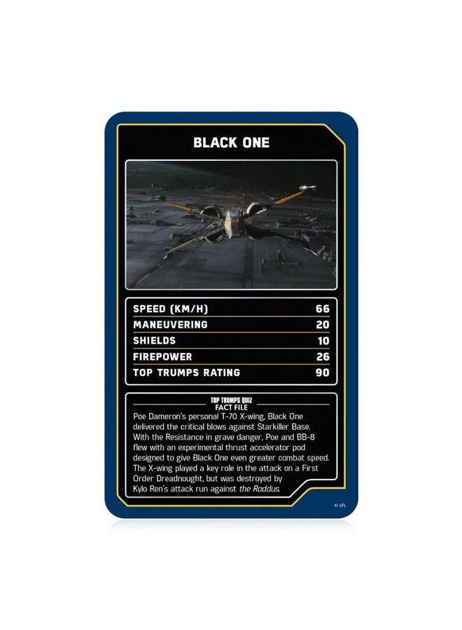 Top Trumps Top Trumps Star Wars Starships Card Game - Image 5