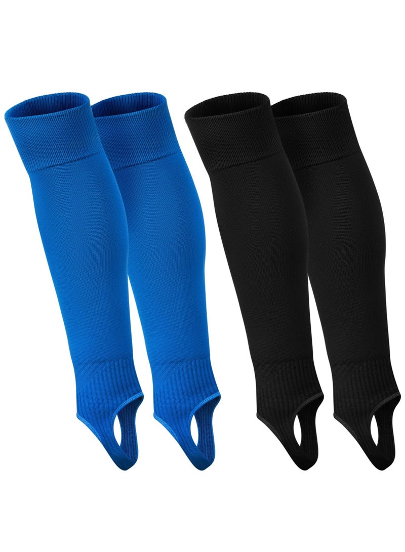 SYOSI 2 Pair Stirrup Socks, Baseball Softball Stirrup Socks, Soccer Socks Baseball Socks Over The Calf For Men Women (2 Colors)  - Image 1