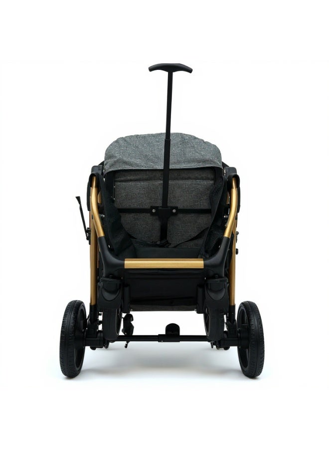 بيليكو عربية أطفال فاخرة ومتعددة الاستخدامات - نظام سفر مدمج، مسند ظهر قابل للتعديل، وامتصاص فائق للصدمات، الكود (B1) - Image 4