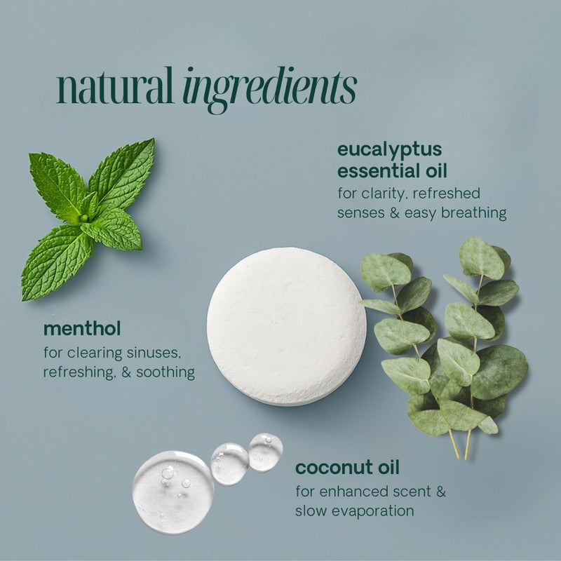 Spa For One Shower Steamers Aromatherapy 10 Pack - Made in USA with Eucalyptus Natural Essential Oils - Birthday Gifts for Women & Men, Relaxation, Self Care, Easter Basket Stuffers - Image 3