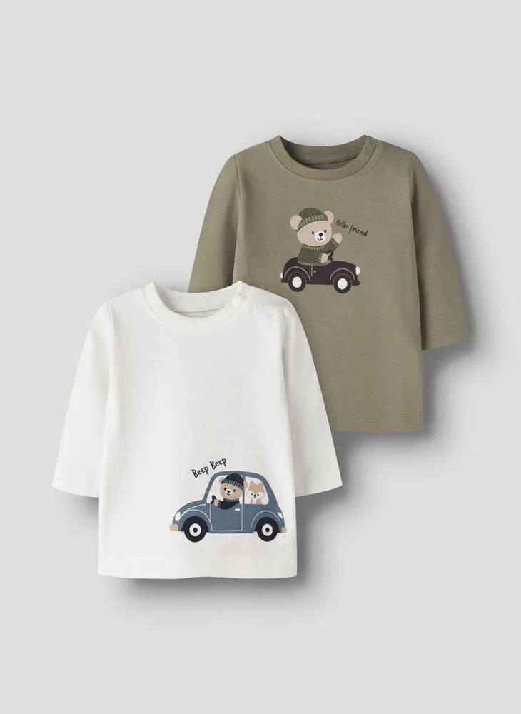 Infant 2 Pack Of Crew Neck T-Shirt