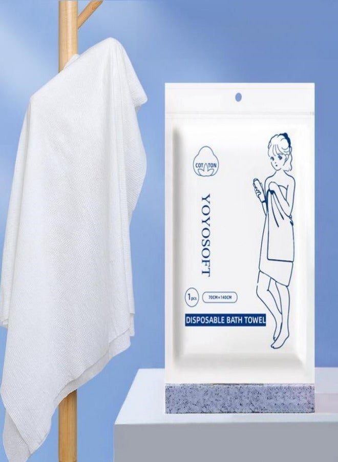 MIXDE Disposable Bath Towels,70x140cm Large Compressed Towel With 20 Disposable Towels Tablets,Cotton Towel For Camping Sports Hiking  - Image 2