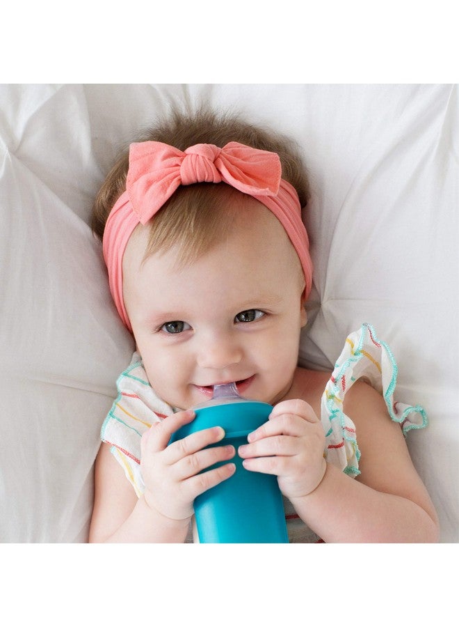 Boon Nursh Silicone Sippy Cup Lid - Convertible Transitional Sippy Spouts for Nursh Baby Bottles - Sippy Cup Lids for Babies - Baby Feeding Supplies - Ages 6 Months and Up - 3 Count - Image 5