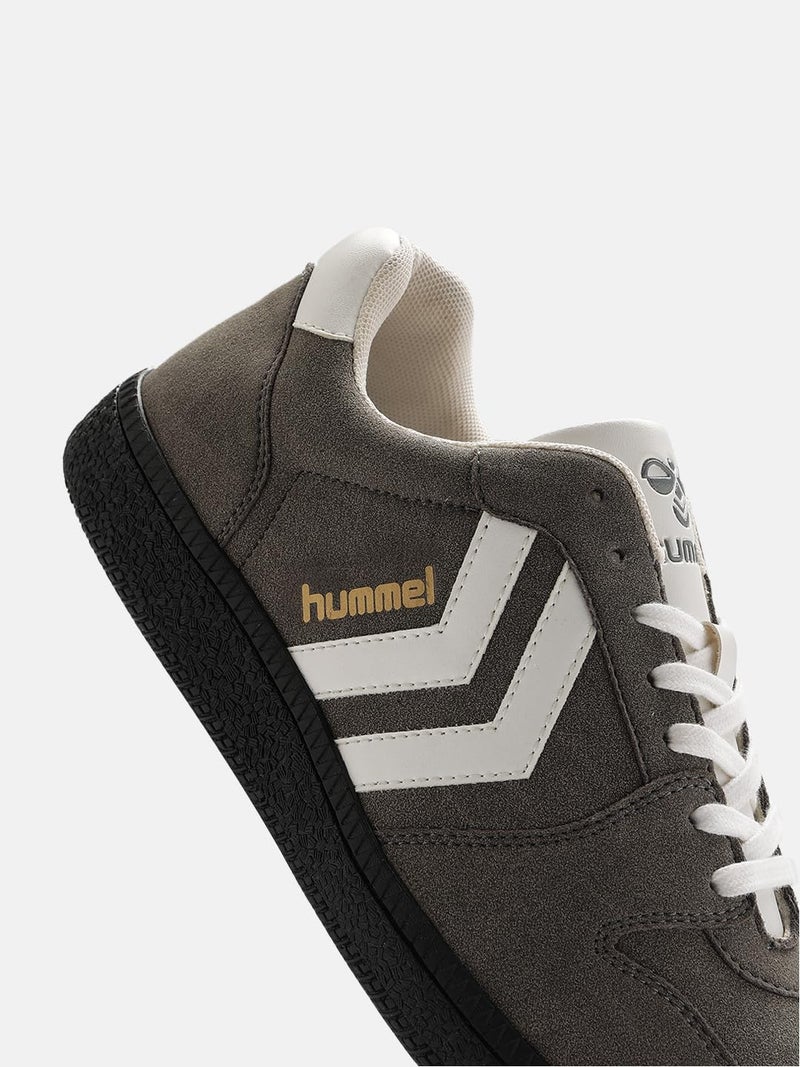 hummel Classic Verve Casual Lace-up Sneaker for Men Enhanced Comfort with Cushioned Insole and Slip-Resistant - UK 8 Grey/White - Image 4