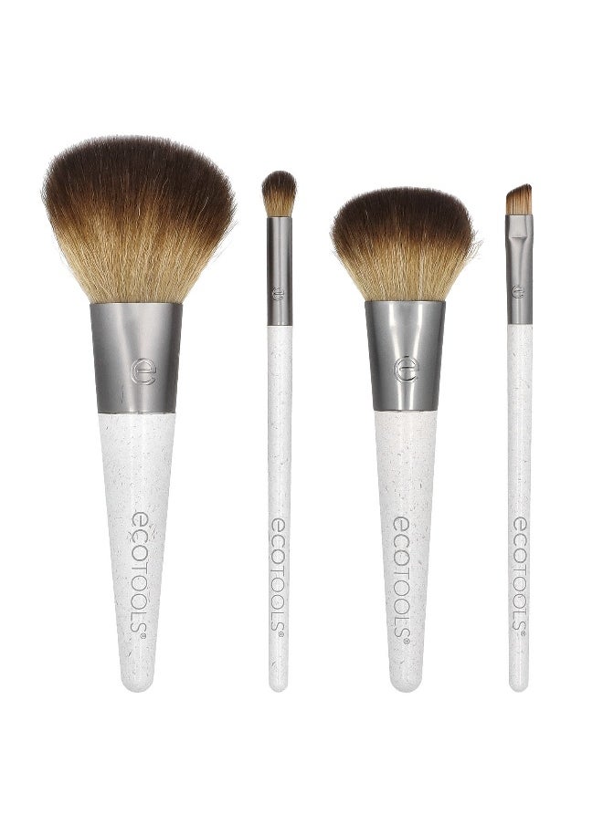 Eco Tools EcoTools, On-The-Go Style Brush Set , 4 Piece Kit  - Image 1
