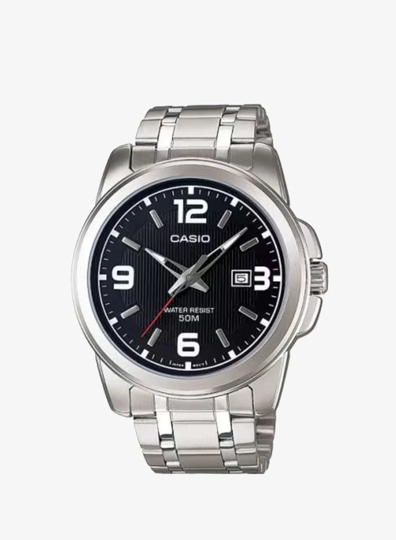 CASIO Men's Stainless Steel Analog Watch MTP-1314D-1AVDF - 44.9 mm