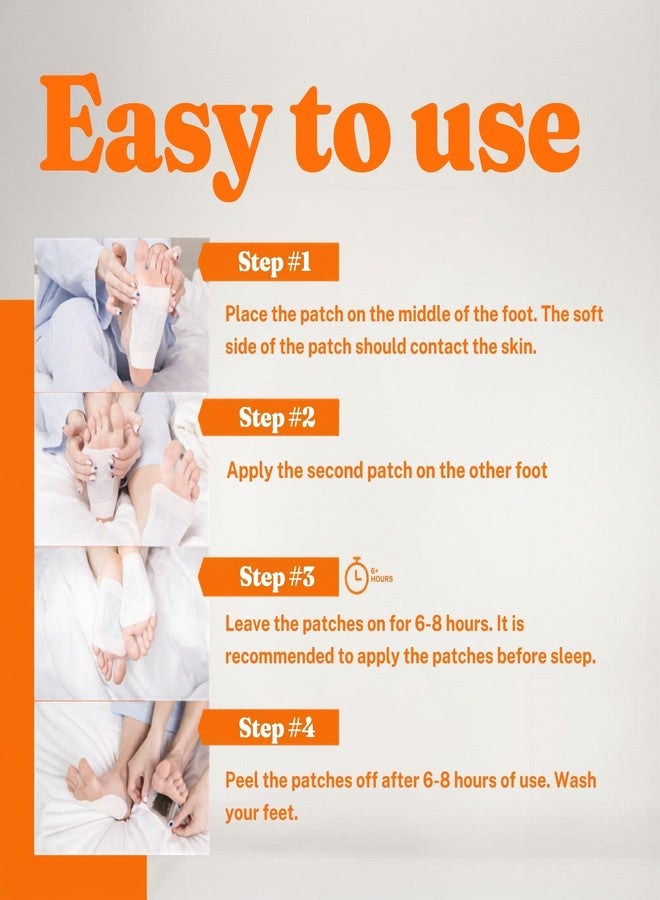 Nuubu | Ginger Foot Pads, Foot Care | Premium Japanese Organic Foot Pads with Ginger Powder (10 Pc) - Image 3