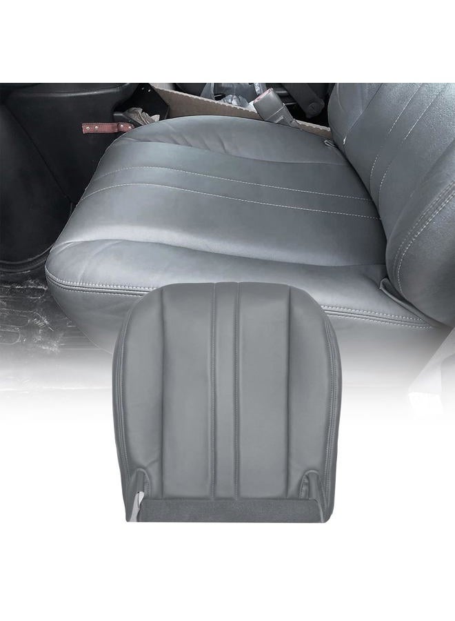 Priprilod Driver Bottom Seat Cover Gray Compatible with Chevy Express 1500 2500 3500 Van 2003-2014 - Image 1