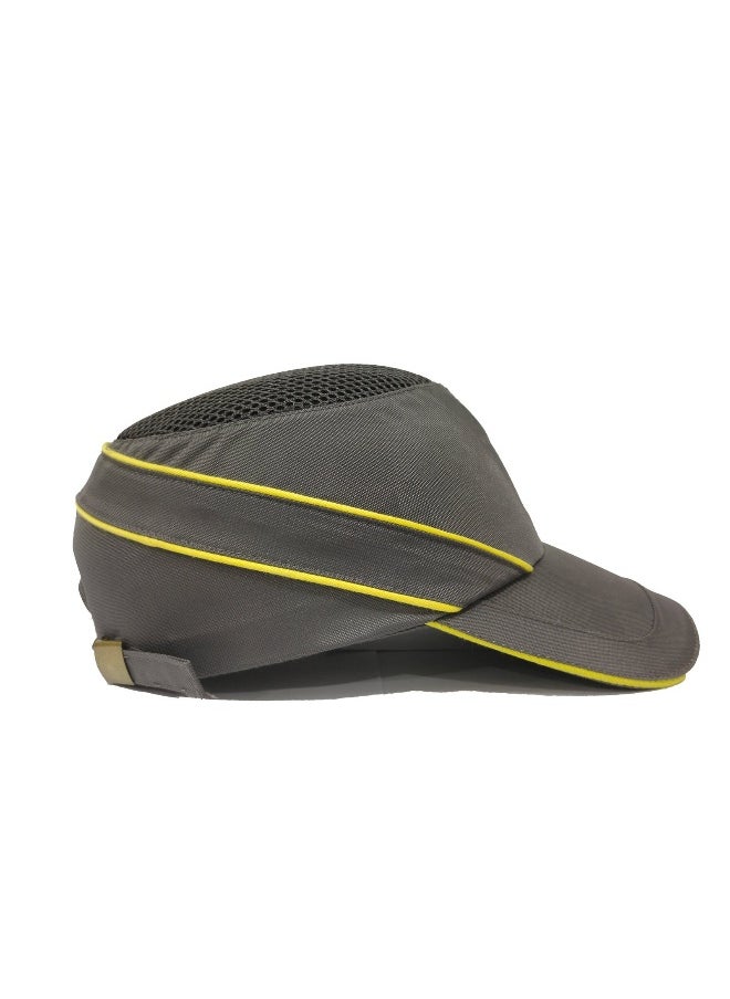 TAHA SAFETY Safety Bump Cap for Head Protection – Lightweight Protective Headgear - Safety Cap for Low-Risk Environments  | Grey Yellow Juniper - pzsku/ZA5C1A3CEEEC76D45FE23Z/45/_/1733240128/5665aa2d-1d19-4bf3-a153-0567e92348fc