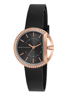 French Connection Women's Analog Quartz Black Dial Stainless Steel Watch FCN00031A  - Image 2