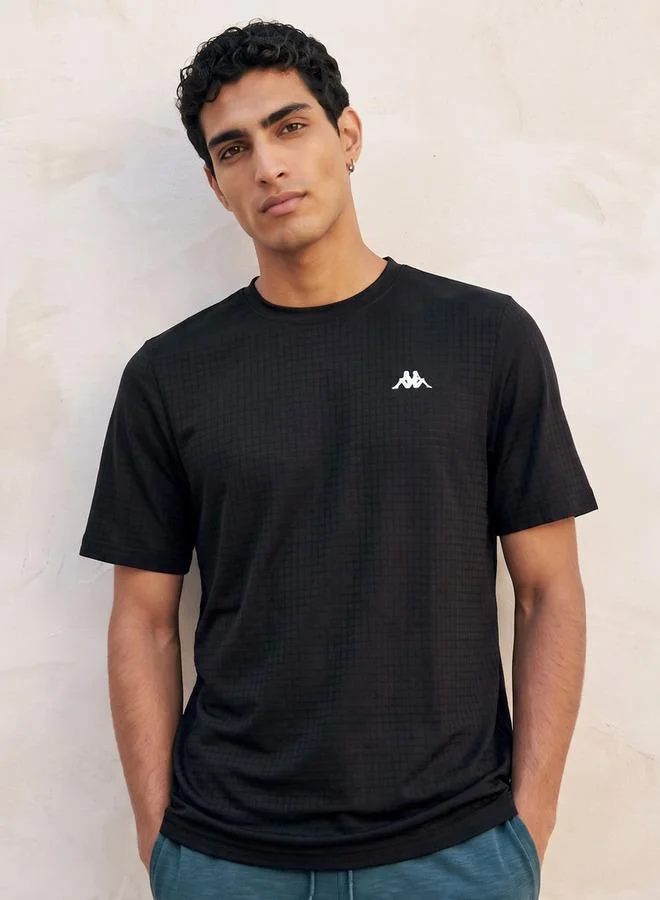 كابا Kappa 2 Way Stretch Textured Performance T shirt