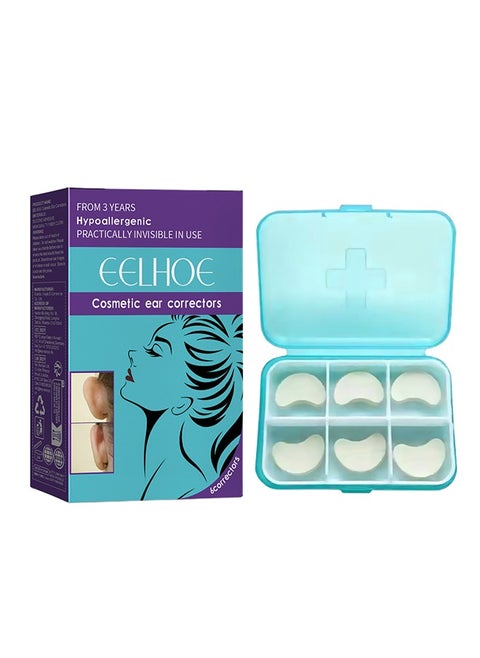 Cosmetic Ear Correctors 6 Count, Waterproof Ear Correction Patches, Ear Correction for Prominent Protruding Ears, Discreet Protruding Ear Care Products for Unisex Use