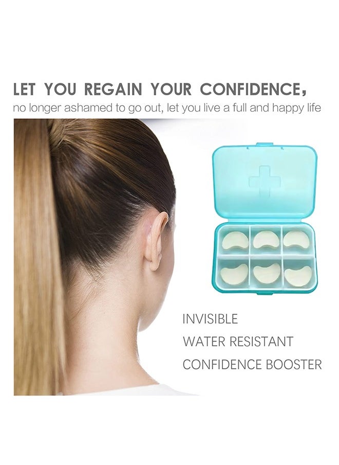 EELHOE - Cosmetic Ear Correctors 6 Count, Waterproof Ear Correction Patches, Ear Correction for Prominent Protruding Ears, Discreet Protruding Ear Care Products for Unisex Use - Image 1