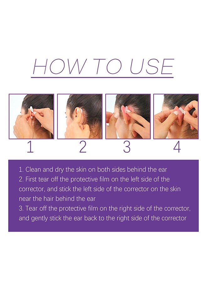 EELHOE - Cosmetic Ear Correctors 6 Count, Waterproof Ear Correction Patches, Ear Correction for Prominent Protruding Ears, Discreet Protruding Ear Care Products for Unisex Use - Image 1