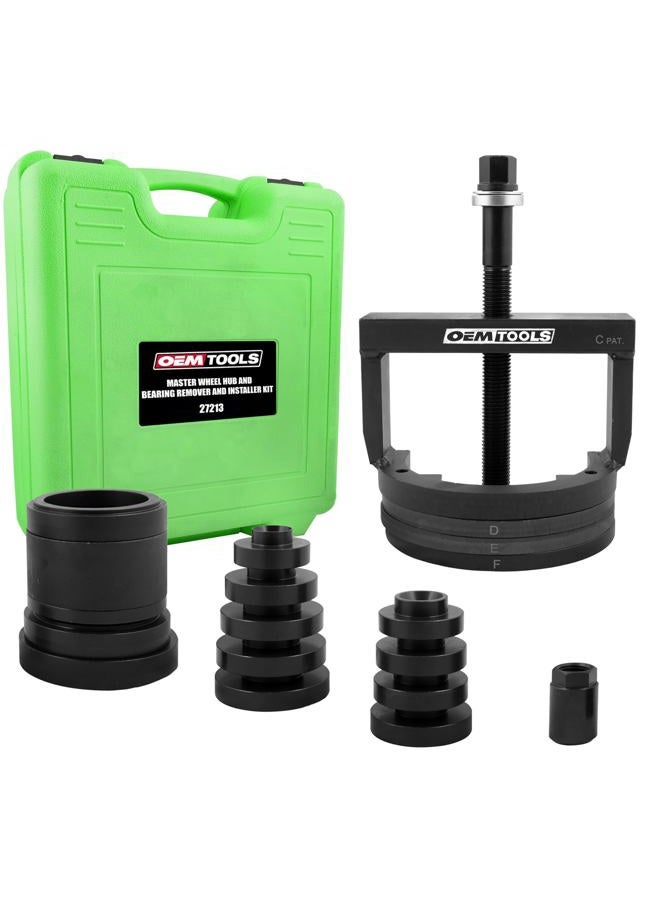 OEMTOOLS OEM TOOLS 27213 Master Wheel Hub & Bearing Remover & Installer Kit, Back & Front Wheel Bearing Puller Kit, Back & Front Wheel Hub Puller, Easy to Use - Image 1
