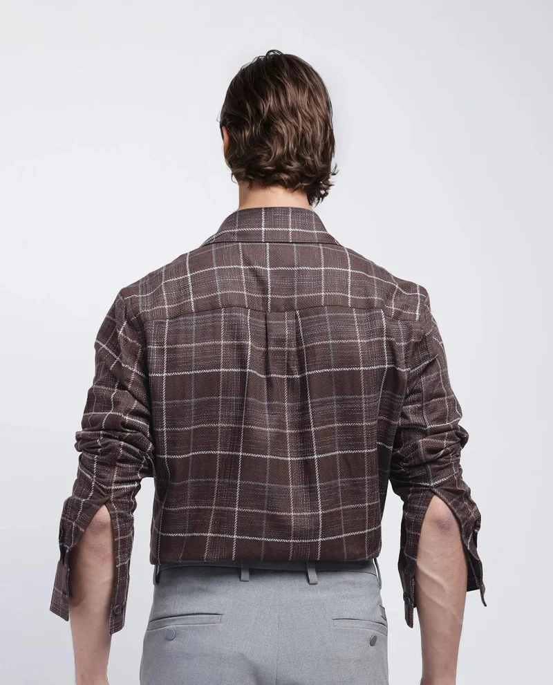 Rare Rabbit Men's Checked Regular Fit Shirt