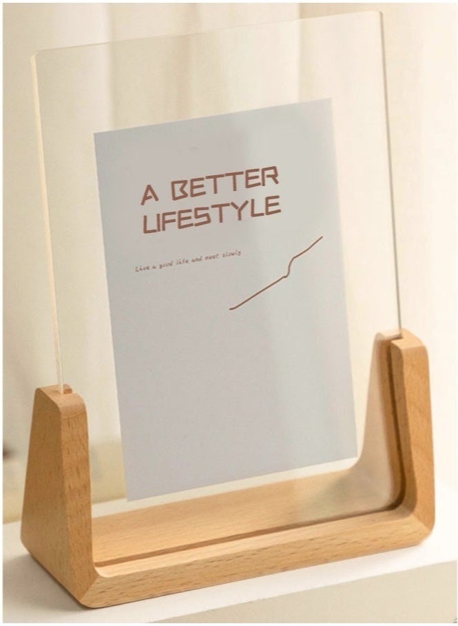 Bukela 6" Solid Wood And Acrylic Picture Frame - Image 3