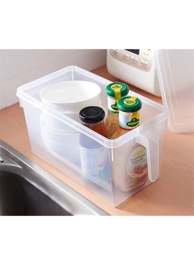 2-Piece Kitchen and Refrigerator Organizer with Transparent Lid - Multi-Purpose Food, Fruit, and Vegetable Storage Container - Practical Design for Organizing Your Refrigerator and Kitchen - Image 3