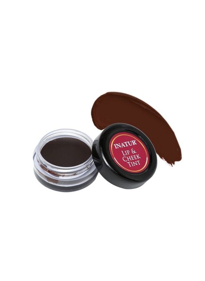 INATUR Mocha Lip & Cheek Tint 4G Natural And Organic Vegan And Crueltyfree Hydrates And Nourishes Dry Lips Longlasting Water Proof  - Image 2