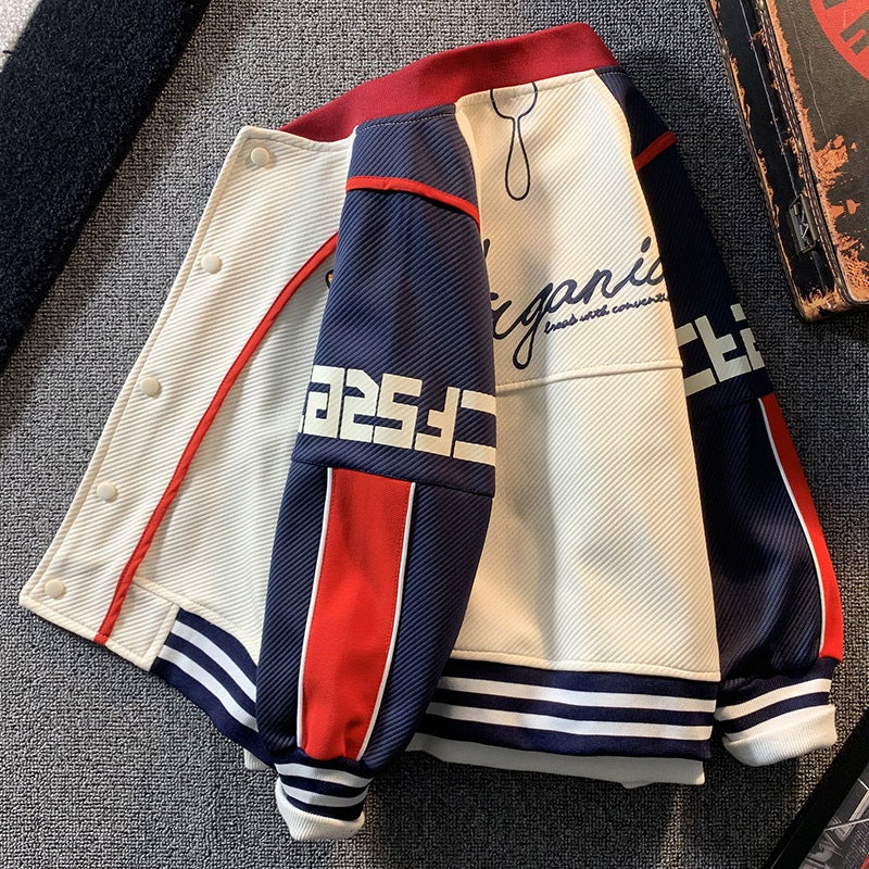 Boys' Jacket Baseball Jacket Spring For Older Children Quilted Children'S Clothing Children'S Styles - Image 2
