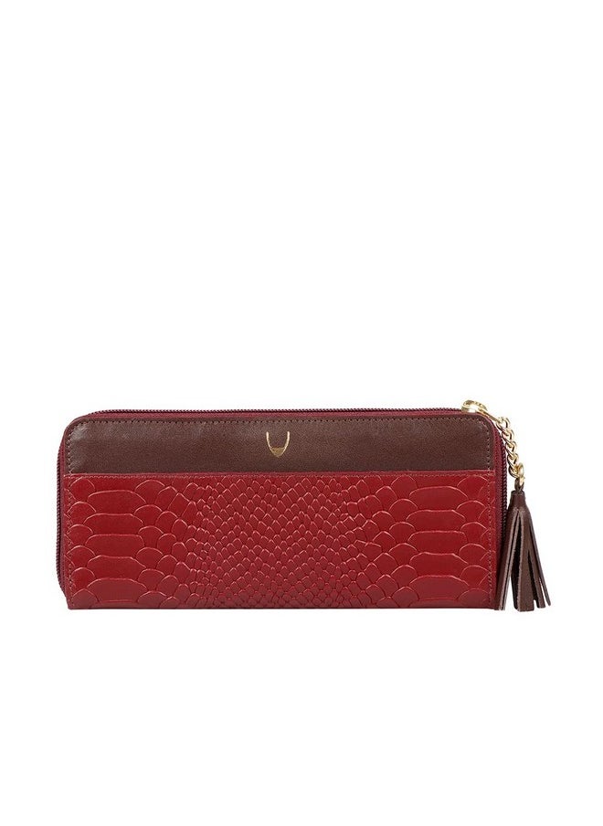 Hidesign Hidesign Leather Womens Ee Morocco Wi Rf Medium Marsala/Brown Zip Around, Wallet  - Image 3