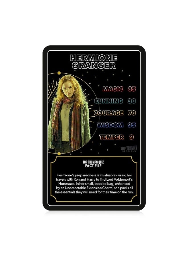 Top Trumps لعبة بطاقات توب ترومب هاري بوتر هوغوورتس - ألعاب عائلية للأطفال والبالغين - ألعاب تعليمية - ألعاب بطاقات للأطفال لعدد 2 لاعبين وأكثر - ألعاب حروب الأطفال - حروب بطاقات - للأطفال من 6 سنوات فما فوق - Image 3