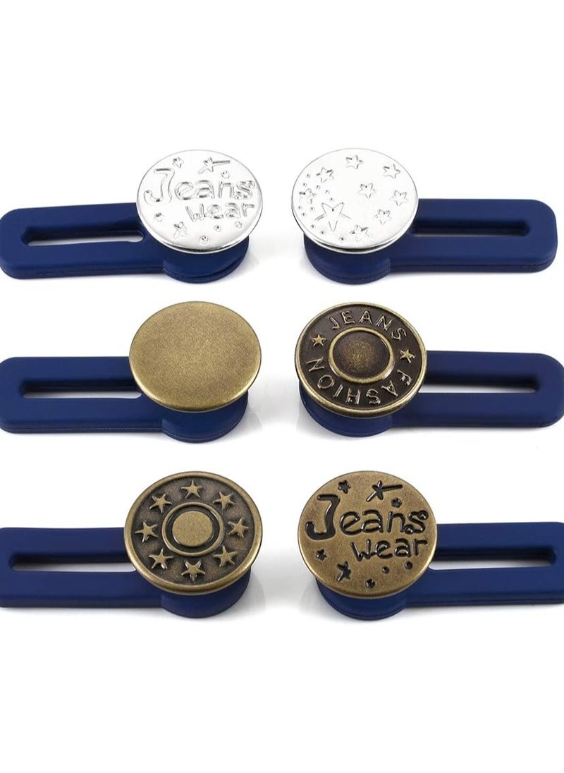 A set of pants button expanders - easy to use without the need for sewing - random shapes