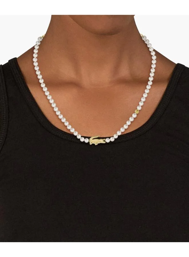 Lacoste  2040429 Matchpoint Pearl Necklace  | Best Price UAE