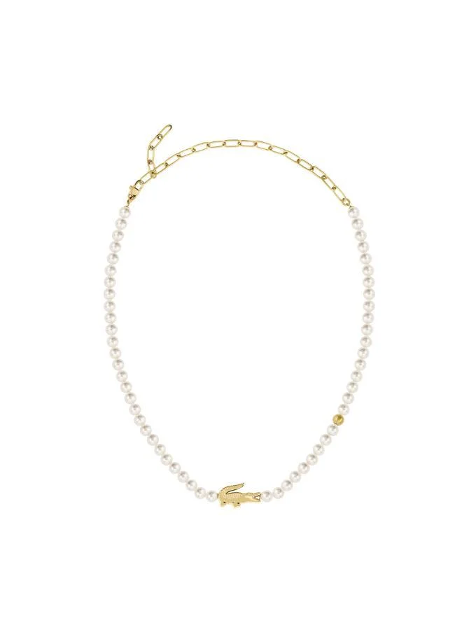 Lacoste  2040429 Matchpoint Pearl Necklace  | Best Price UAE