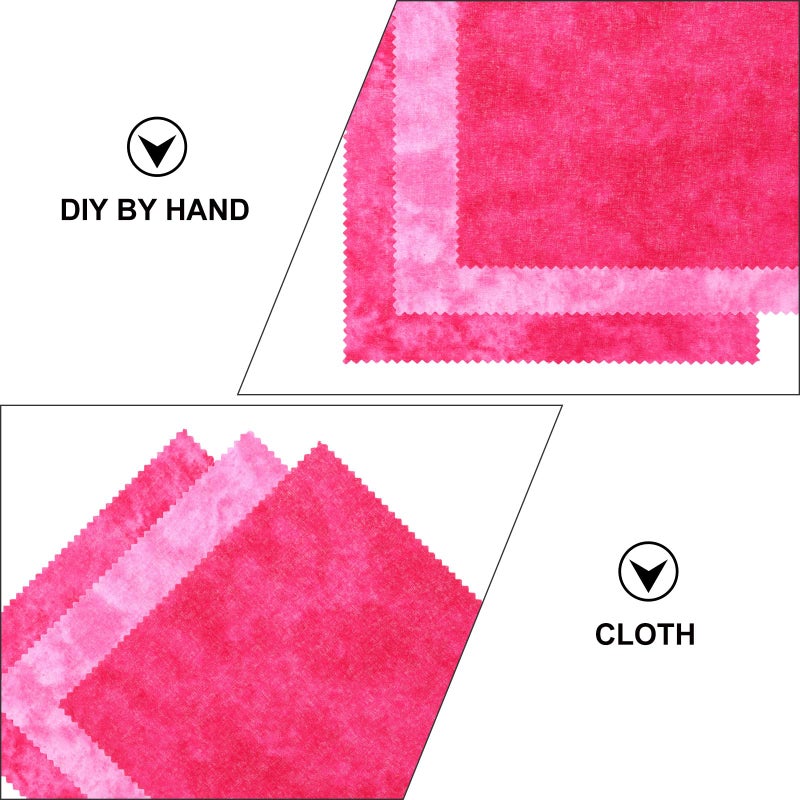 5Pcs Cotton Fabric Patchwork Set For Quilting And DIY Sewing Projects - Image 4