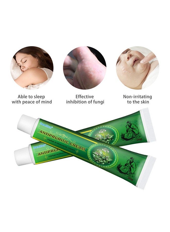 سوميفون كريم مضاد للحكة 20 جرام ، كريم مضاد للجراثيم العشبية ، لا تهيج للحكة ، والقضاء على لدغات الحشرات والأكزيما ، كريم مضاد للفطريات ، وتعزيز صحة الجلد لجميع أنواع البشرة - Image 3