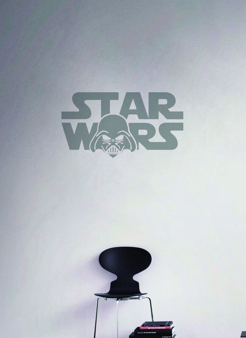 Spoil Your Wall Star Wars Darth Vader Logo Design Wall Decal - Wall Arts Home Décor - Wall Sticker, 90x50 cm by Spoil Your Wall  - Image 1