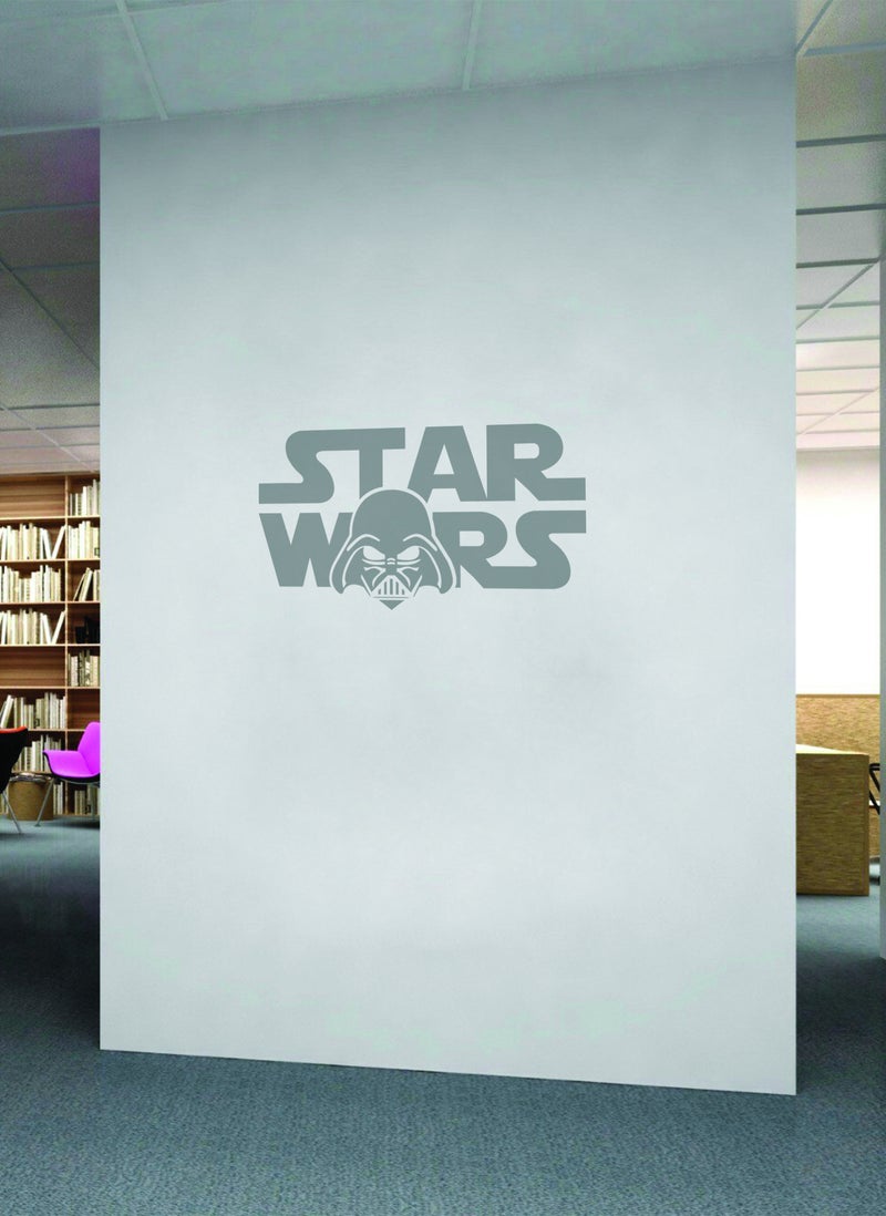 Spoil Your Wall Star Wars Darth Vader Logo Design Wall Decal - Wall Arts Home Décor - Wall Sticker, 90x50 cm by Spoil Your Wall  - Image 2
