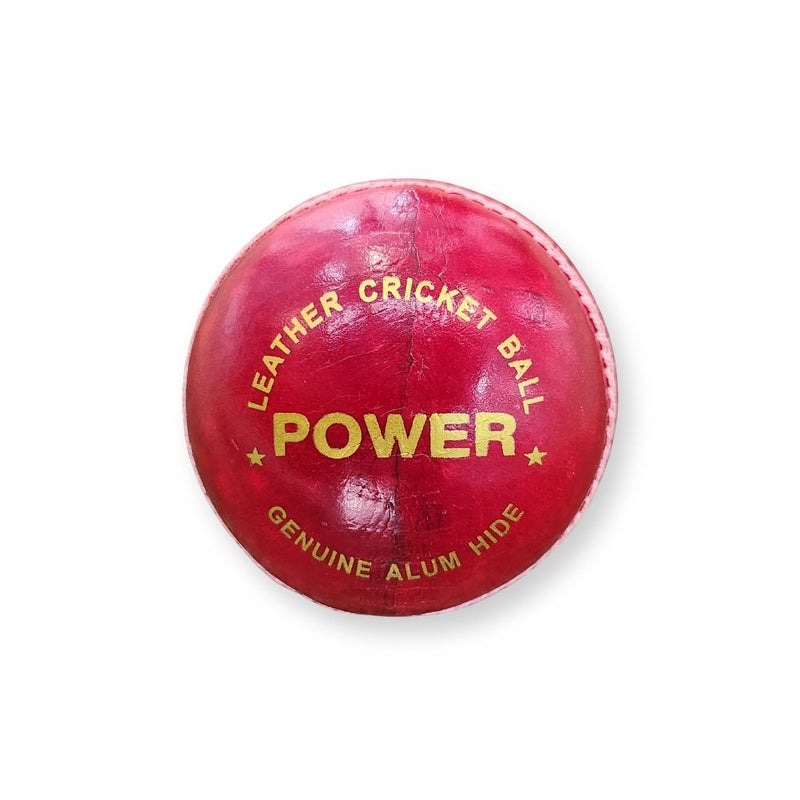 إم آر إف كرة كريكيت MRF MRF Power Cricket Ball - Red - Image 2