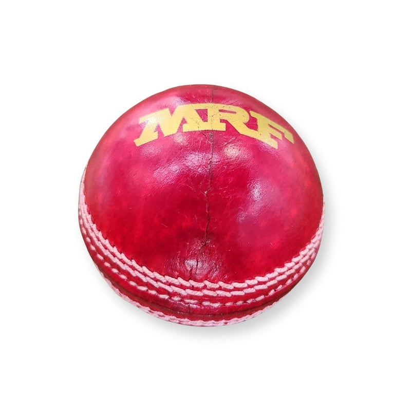 إم آر إف كرة كريكيت MRF MRF Power Cricket Ball - Red - Image 4