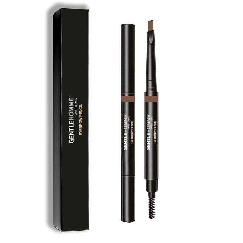 Gentlehomme - Men's Brow Pencil - 2-in-1 Brow Brush & Lead Pencil - Shape, Define & Fill In Eyebrows - Ultra-Thin - Long-Lasting Color - Vegan - Light Brown - Image 3