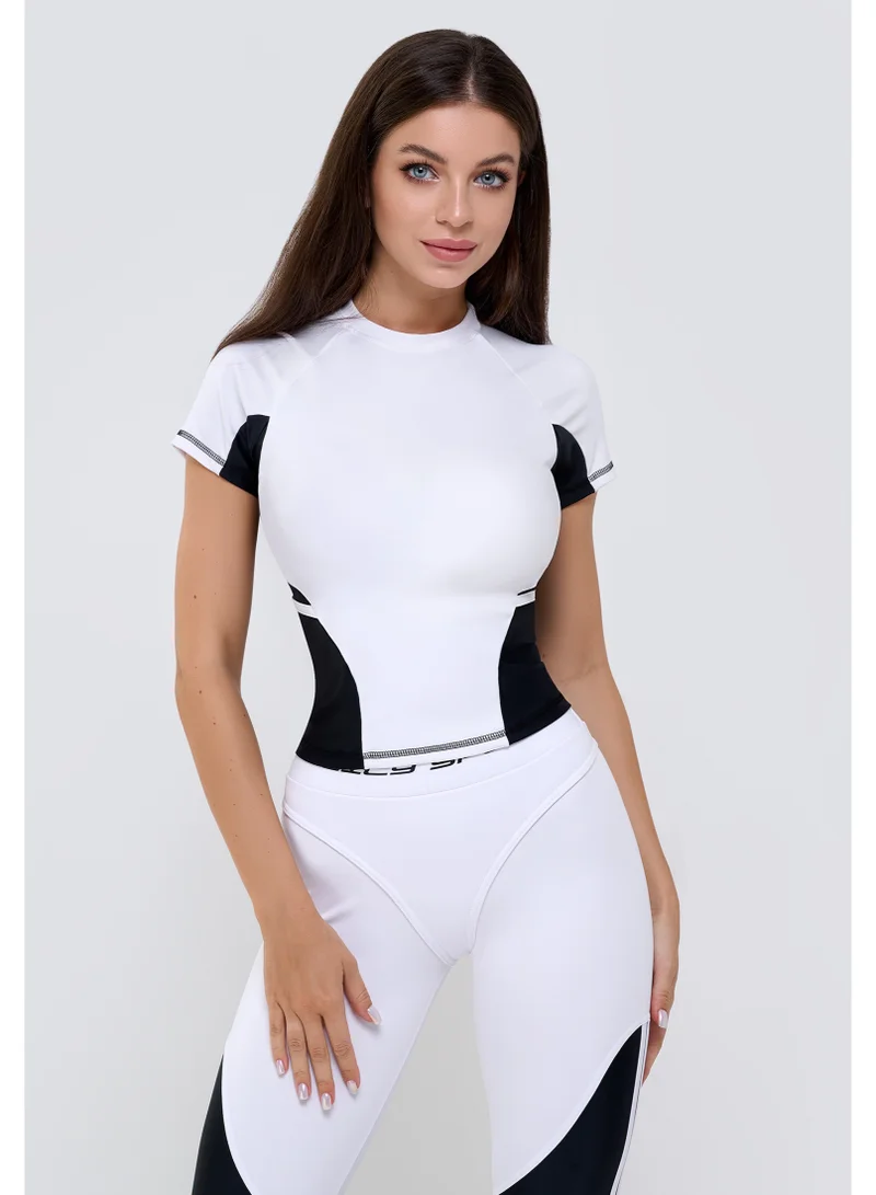 Bona Fide Top-shirt Juicy White Bona Fide T-Shirts for Women – Women Summer Tops – Comfortable T Shirt with Short Sleeve for Women | Best Price UAE